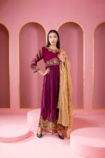 Semi Stitched Weightless Georgette Anarkali Party Dress