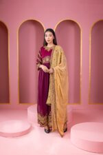 Semi Stitched Weightless Georgette Anarkali Party Dress - Image 3