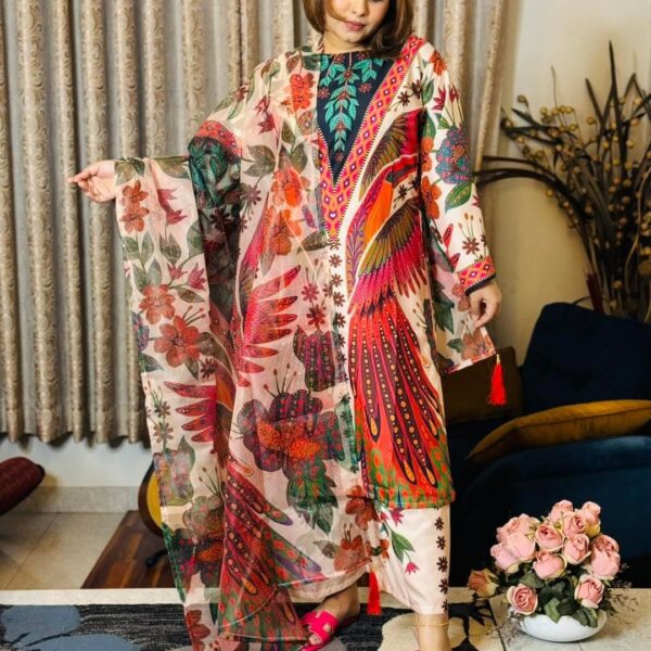 Co-Ords Set Three Piece – New Digital Print Edition