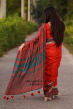 Digital Print Sharee with Blouse Piece - Image 2