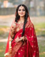 Japani Silk Skin Print Sharee - Image 2