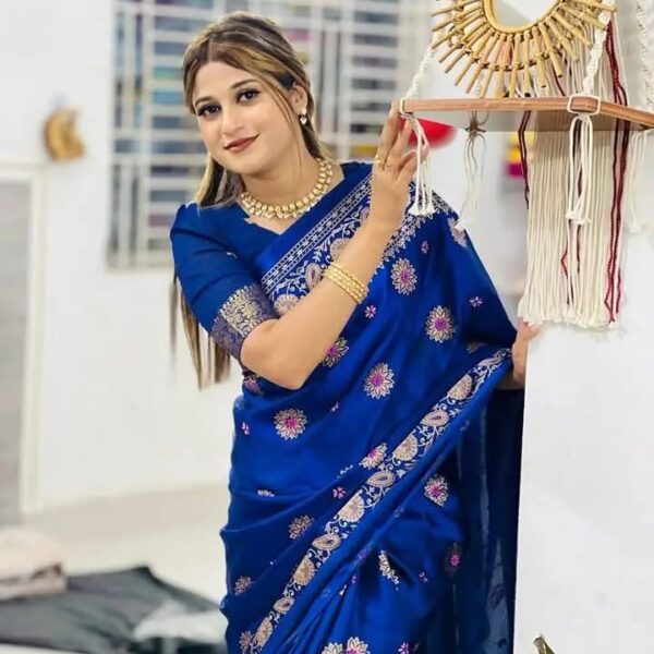 Japani Silk Skin Print Sharee