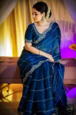 ✨ Georgette Embroidery Sharee with Blouse Piece ✨ - Image 2