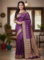 ✨ Kashmeri Katan Saree ✨ - Image 3