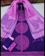 🌸 নিউ ব্লক প্রিন্ট থ্রি পিস 🌸 - Image 2