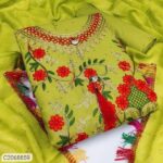 🌸 কাশ্মীরী আড়ি এম্ব্রডারী থ্রি-পিস 🌸 - Image 3