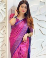 ✨ Kanjivaram Katan Saree ✨ - Image 3