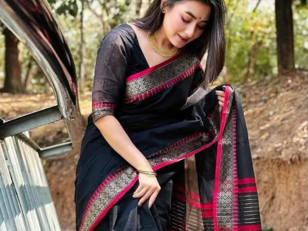 ✨ Half Silk Saree with Blouse Piece ✨