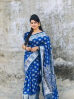 ✨ Indian Soft Katan Saree ✨ - Image 3