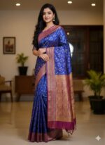 ✨ Kashmeri Katan Saree ✨ - Image 3