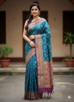 ✨ Kashmeri Katan Saree ✨ - Image 4
