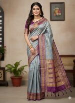 ✨ Kashmeri Katan Saree ✨ - Image 6