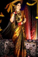 ✨ Kanjivaram Katan Saree with Blouse Piece ✨ - Image 3