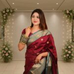 🌸 Silk Katan Saree with Blouse Piece 🌸 - Image 2