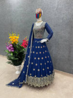 ✨ রেডিমেড জর্জেট এমব্রয়ডারি পার্টি ড্রেস ✨