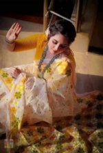 ✨ Skin Print Resmi Silk Sharee with Blouse Piece ✨ - Image 2