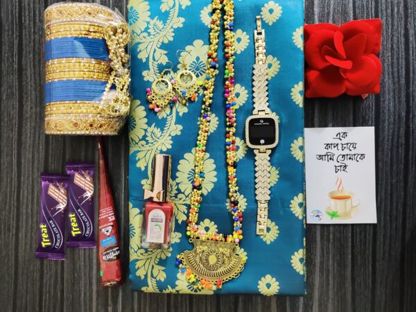 🎁 আকর্ষণীয় শাড়ি গিফট কম্বো সেট 🎁