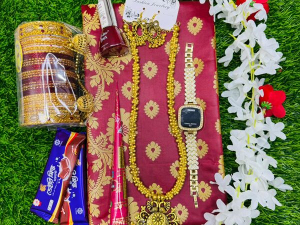 🎁 আকর্ষণীয় শাড়ি গিফট কম্বো সেট 🎁